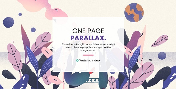 Rafia — One Page Parallax Portfolio