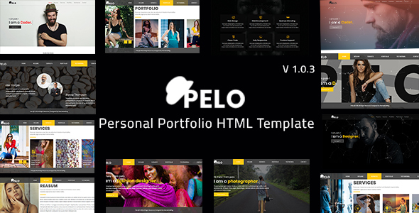 Pelo - Personal Portfolio HTML Template