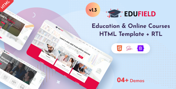 EduField - Education & Online Courses Bootstrap 5 Template