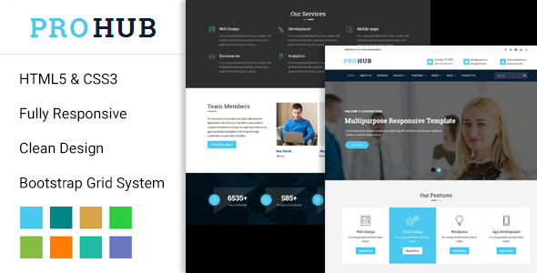 Prohub Multipurpose Responsive HTML5 Template