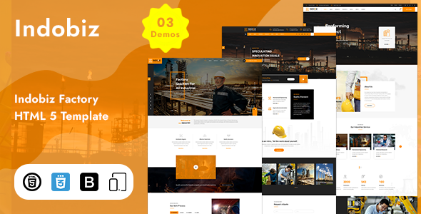 Indobiz - Factory HTML Template