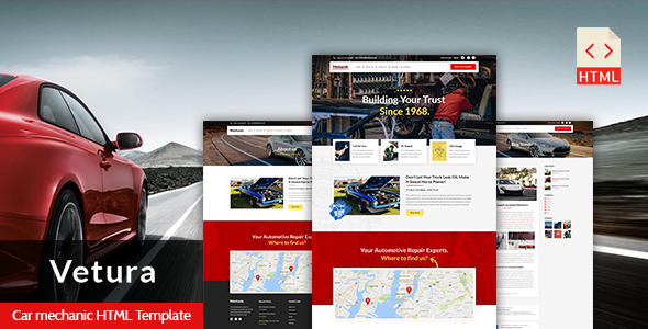 Vetura - Car Mechanic & Auto Repair HTML Template