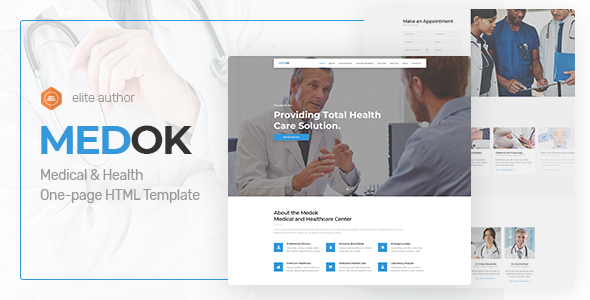 Medoc - Medical & Health One Page Template