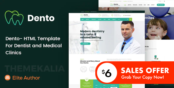 Dento - Dentist HTML Template