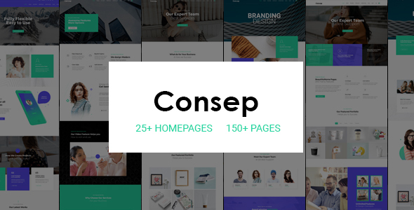 Consep - Responsive Multi-Purpose HTML5 Template