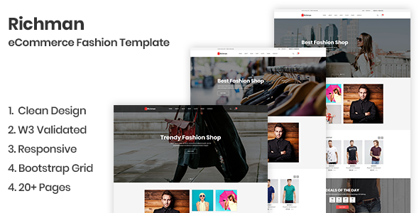 Richman - eCommerce Fashion Template
