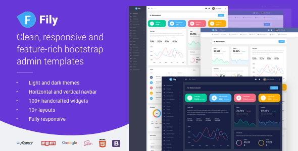 Fily - Responsive Bootstrap 5 Admin Template