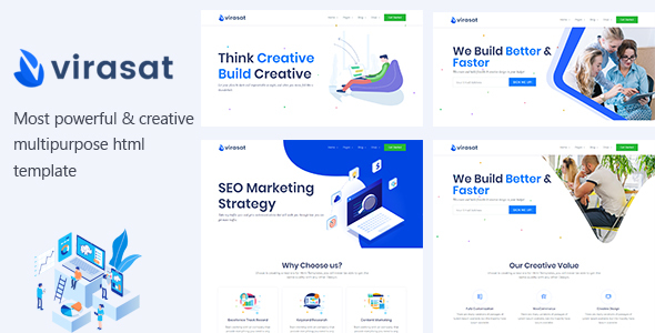 Virasat - Multipurpose OnePage & Multi Page Template