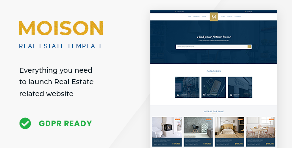Moison - Luxury Real Estate HTML Template