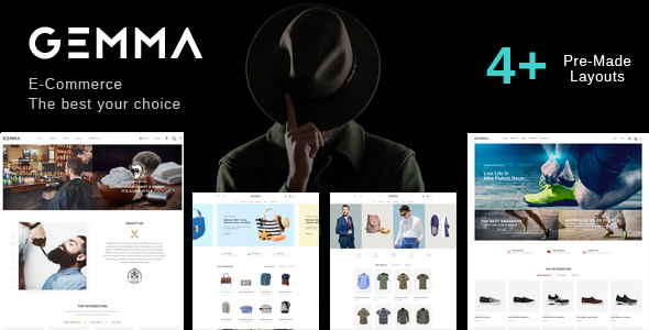 Gemma - Fashion Barber Shop HTML Template