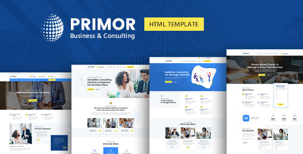 Primor - Business Consulting and Professional Services HTML Template