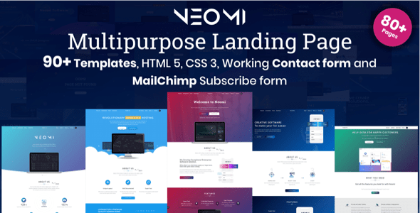 Neomi - Creative SaaS, Startup & Software Template