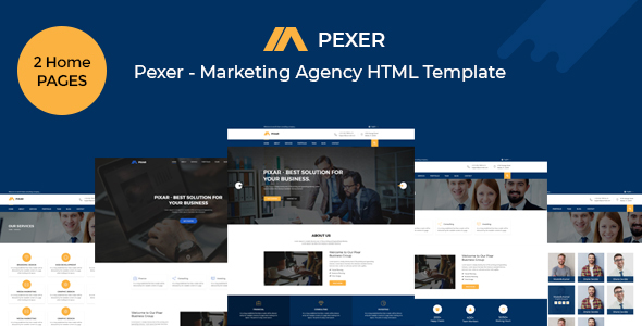 Pexer - Marketing Agency HTML Template
