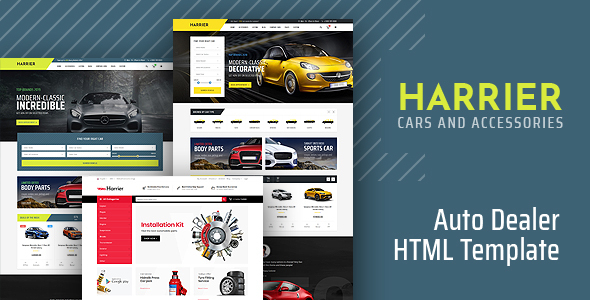 Harrier - Car Dealer HTML Template