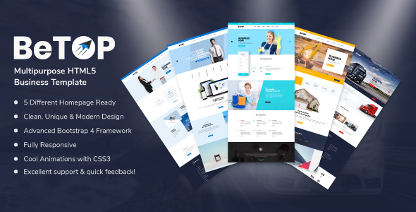 BeTOP - Multipurpose HTML5 Business Template