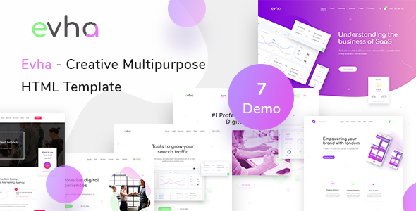 Evha - Creative Multipurpose HTML Template