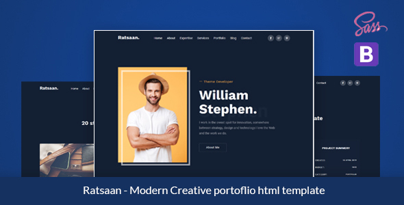 Ratsaan - Creative portfolio template