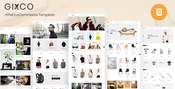 Gixco - eCommerce HTML Template