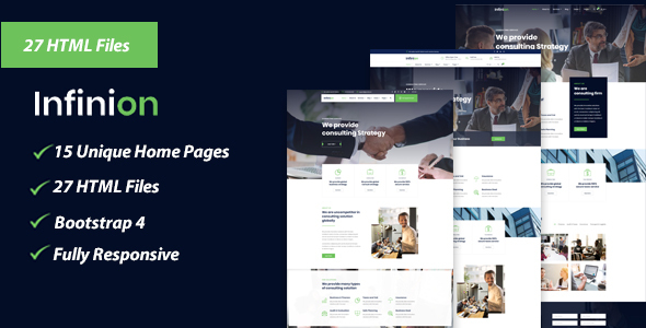 Infinion - Business, Agency, Corporate, Consulting HTML Template