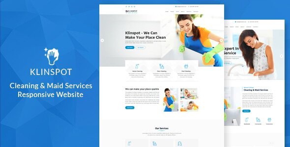 Klinspot – Cleaning Company Responsive Website