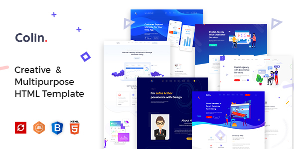 Colin - Creative Multipurpose HTML Template