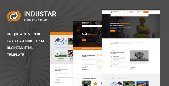 Industar - Industry & Factory HTML Template