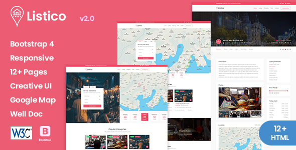 Listico - Listing & Directory HTML Template