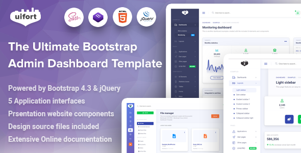 Bamburgh - Bootstrap Admin Dashboard Template