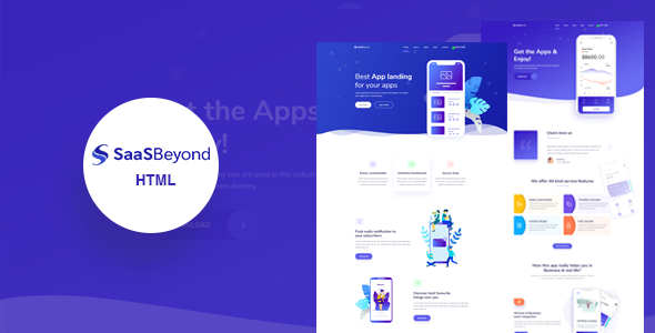 SassBeyond - Sass & Software Landing Page Template
