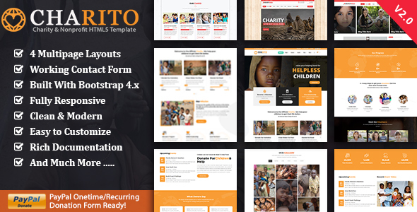 Charito - NonProfit HTML Template