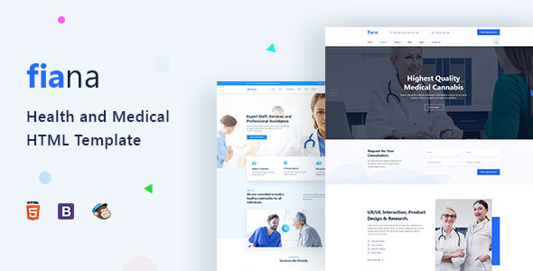 Fiana | Health and Medical HTML Template