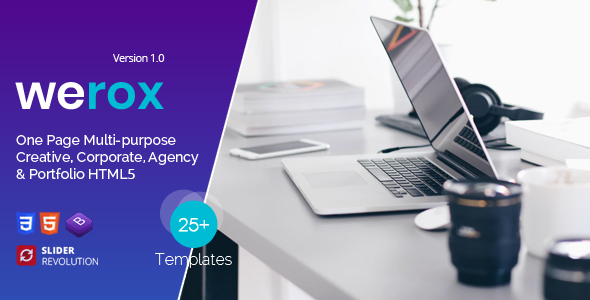 Werox - One Page Parallax Template