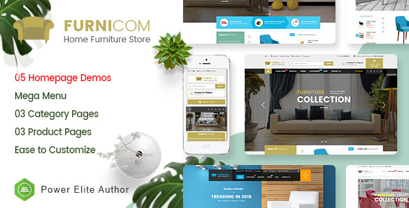 Furnicom - Responsive Furniture & Interior HTML Template