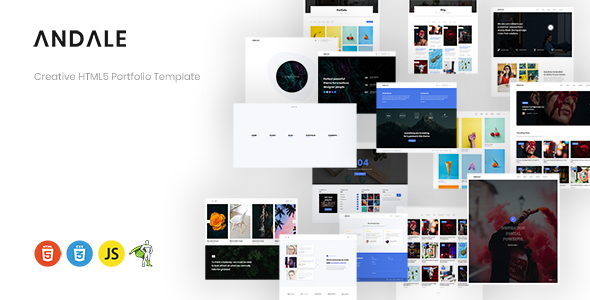 Andale - Creative HTML5 Portfolio Template