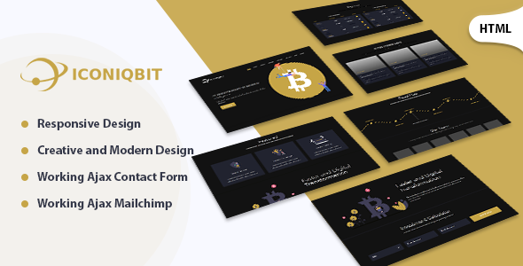 Iconiqbit | Cryptocurrency HTML Template