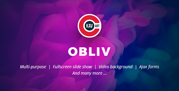 Obliv - Creative HTML Template