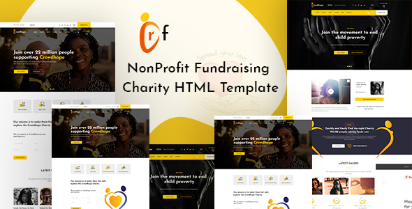 Crf - Crowdfunding Charity HTML Template