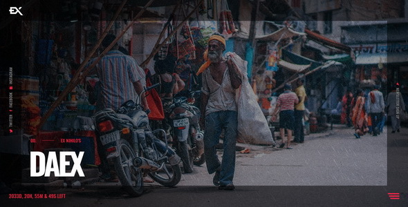 Daex - Creative Coming Soon Template