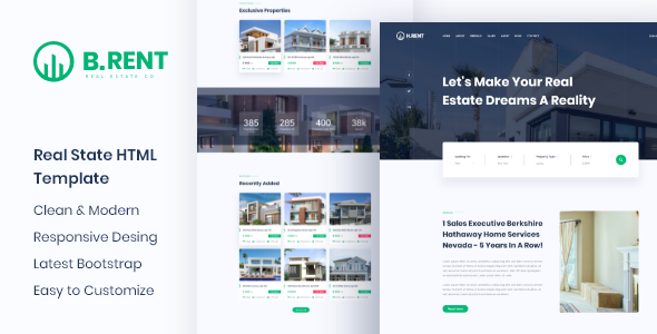 Bizrent - Buy- Sell- Rent - Property Real Estate HTML Template