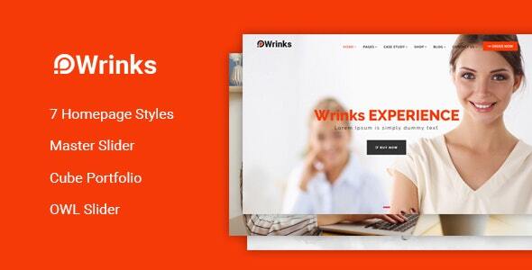 Wrinks - Multipages Business HTML5 Template