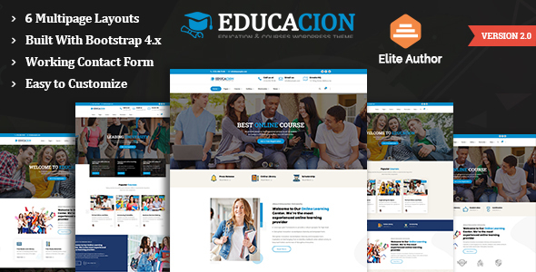 Educacion - Education HTML Template