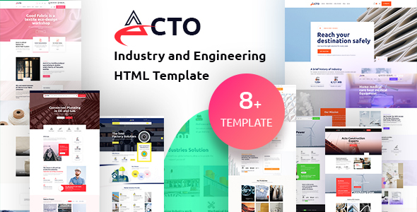 Acto - Industry and Engineering HTML Template
