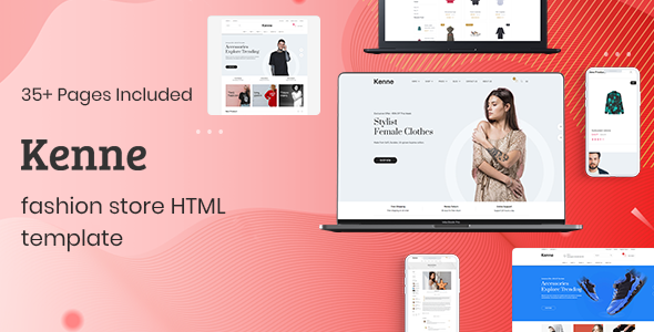 Elegant Fashion Template HTML Version - Kenne