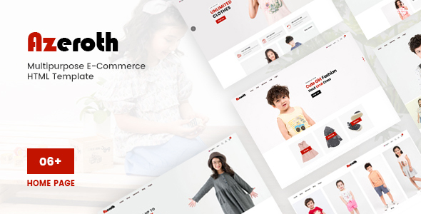Azeroth - Multipurpose E-commerce HTML Template