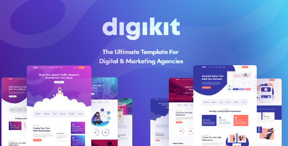 Digikit - Digital & Marketing Agencies Template