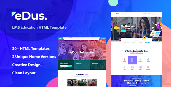 Edus - Online Courses HTML Template