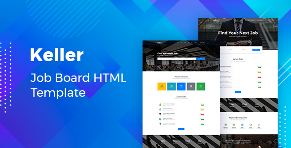 Keller - Job Board HTML Template