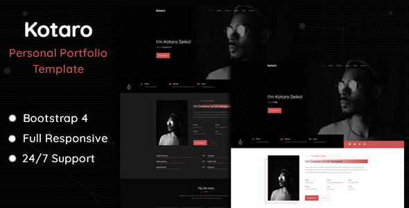 Kotaro - Personal Portfolio Template