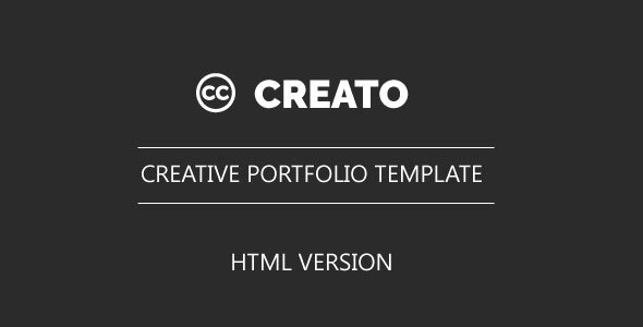 Creato - HTML Portfolio Template