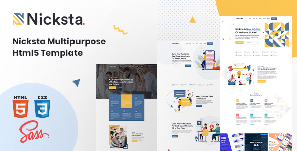Nicksta - Multipurpose HTML5 Template